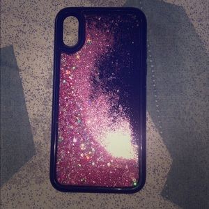 Falling glitter iphone x case